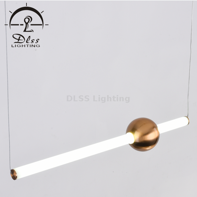 Guzhen Lighting Factory Lampe suspendue à LED à bâton vertical en métal 10053