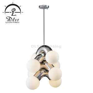 Lampe à suspension en acier inoxydable de décoration écologique de produit de qualité